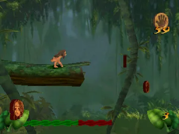 Disney Tarzan (US) screen shot game playing